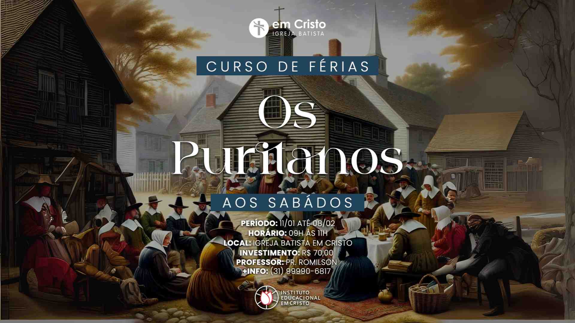 Capa Posts SITE IBEC 1920 x 1080 Dudu - Igreja Batista em Cristo