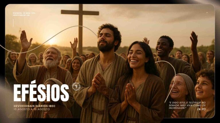 Plano de Estudos e Analises Devocionais em Efesios Igreja Batista em Cristo Semana 4 Nao viva como os incredulos - Igreja Batista em Cristo